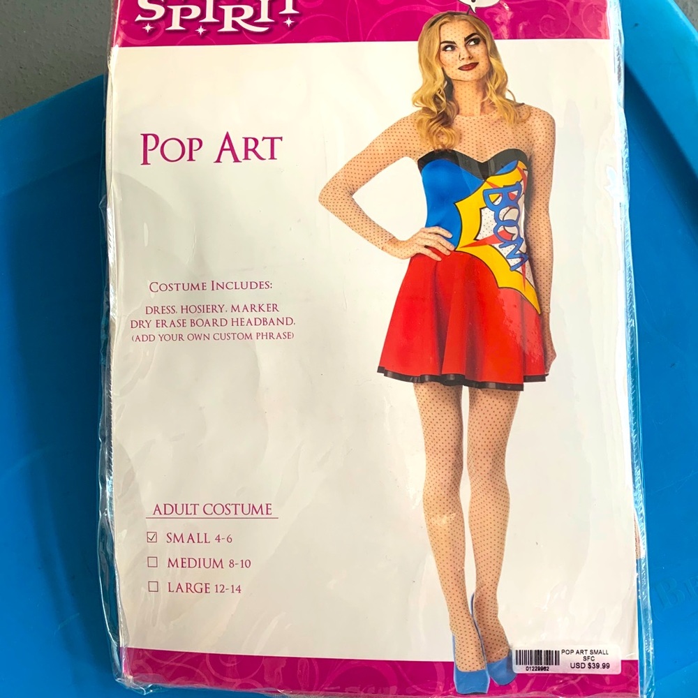 Ladies Pop Art Halloween Costume
